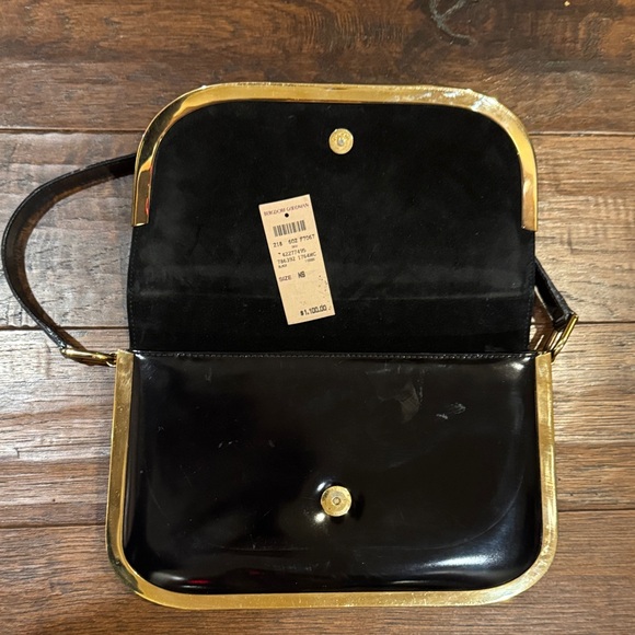 Vintage 90’s Tom Ford era Gucci Black and Gold Shoulder Bag - Picture 5 of 9